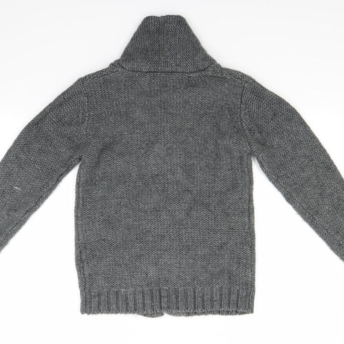 NEXT Girls Grey   Cardigan Jumper Size 10 Years