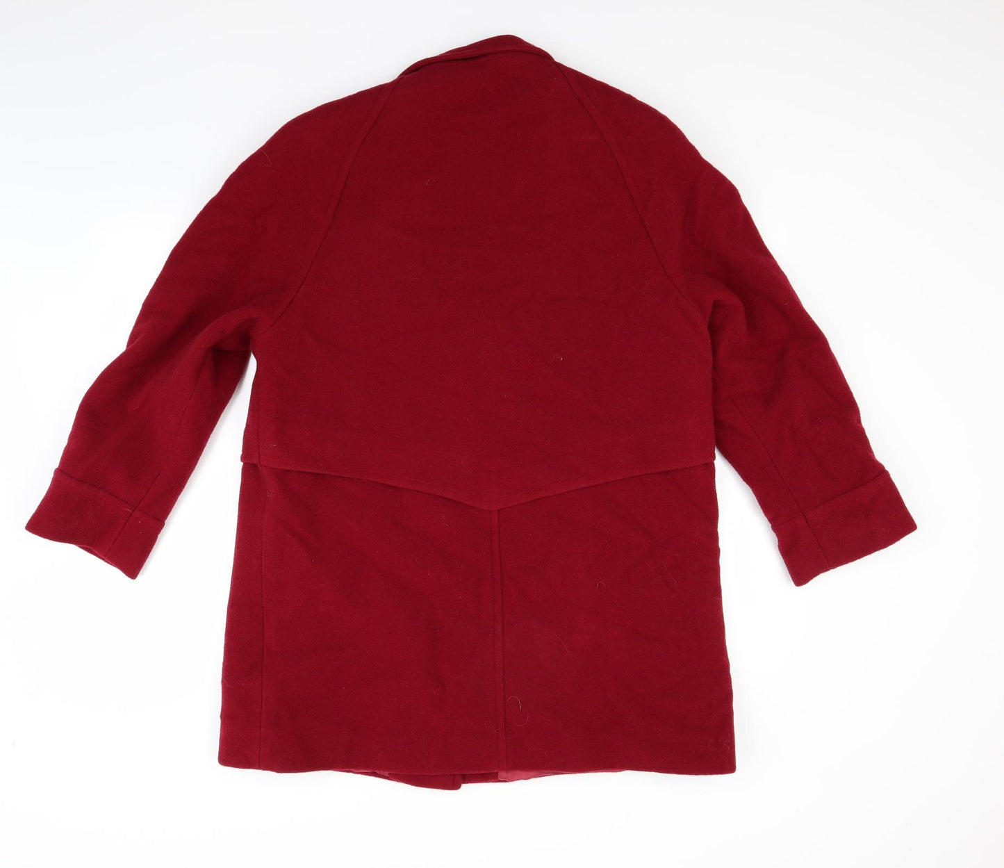 Modern Classics Womens Red   Overcoat Coat Size 16