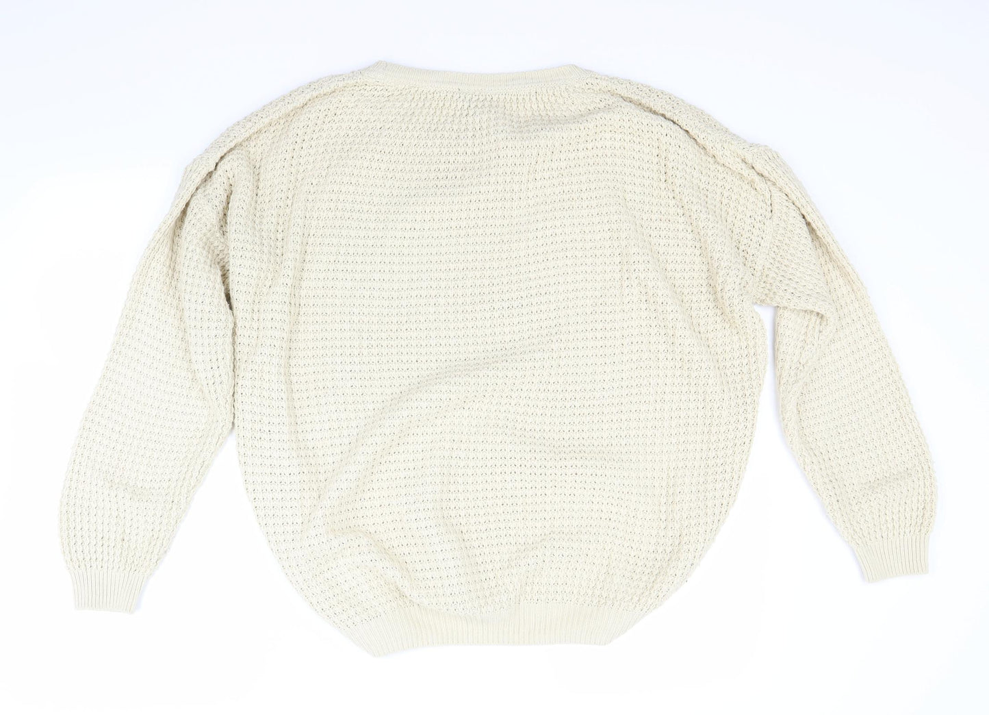 Topshop Womens Beige   Pullover Jumper Size 8