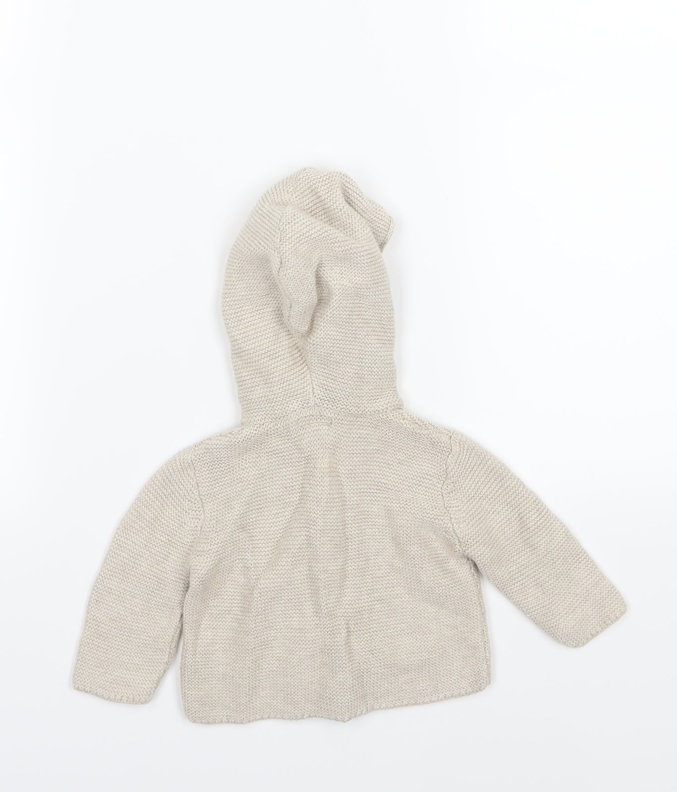 mamas & papas Baby Beige  Knit Cardigan Jumper Size 0-3 Months