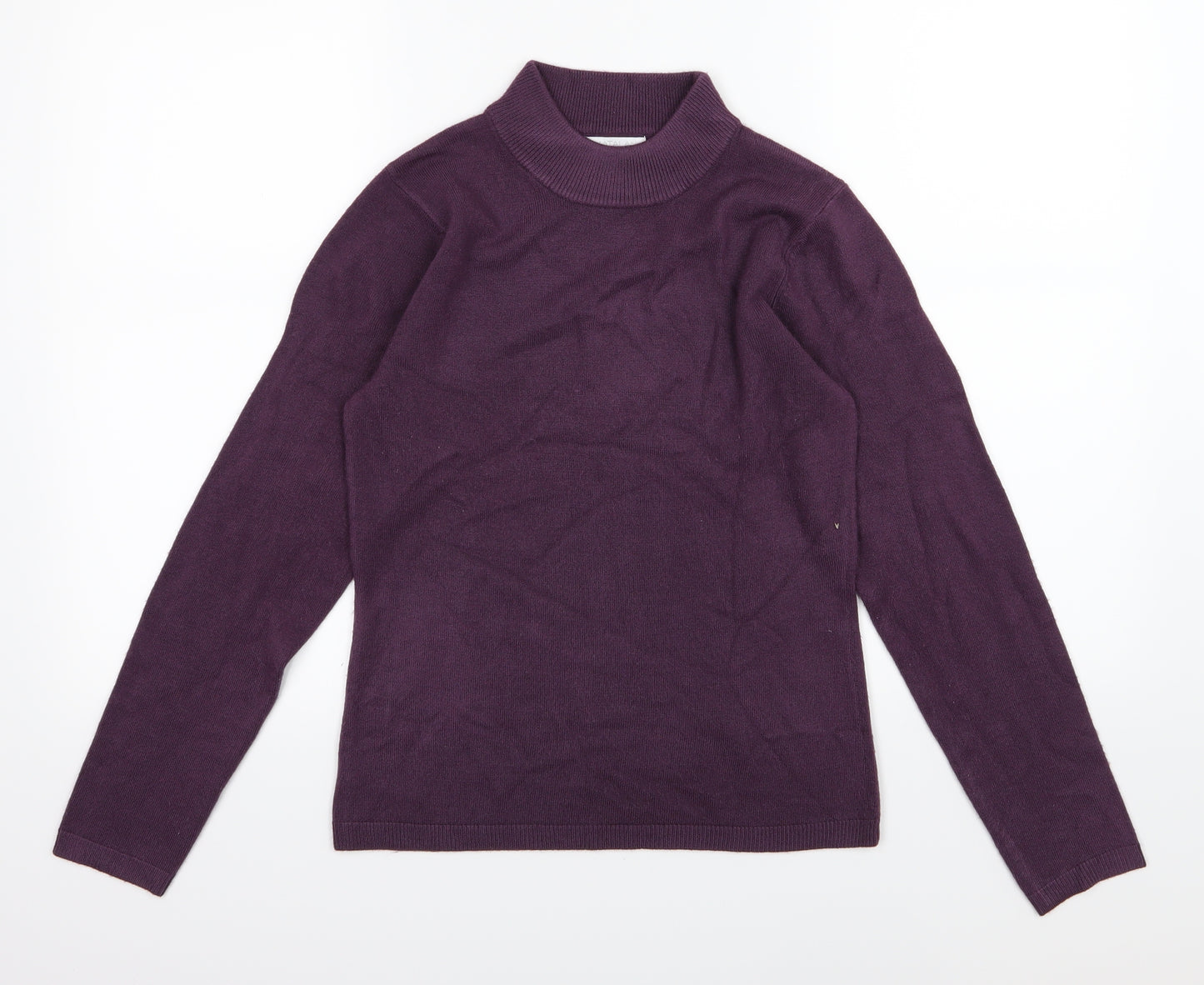 Matalan Womens Purple  Knit Pullover Jumper Size 10