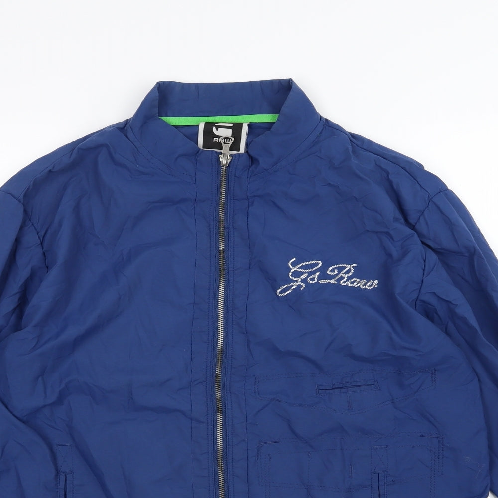 G-Star Mens Blue   Jacket  Size XL  - Lightweight Go Row