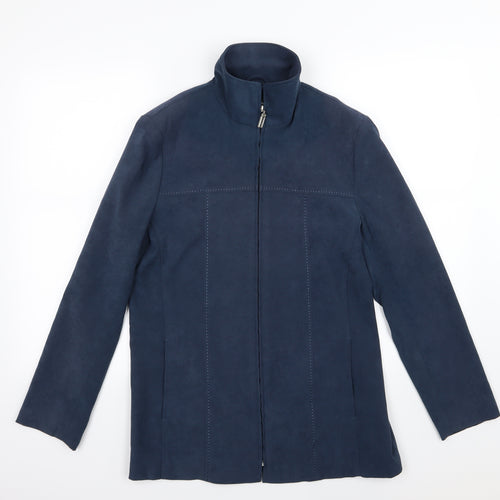 Alexara Womens Blue  Velour Jacket  Size S