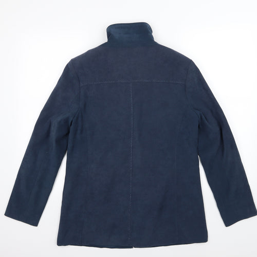 Alexara Womens Blue  Velour Jacket  Size S
