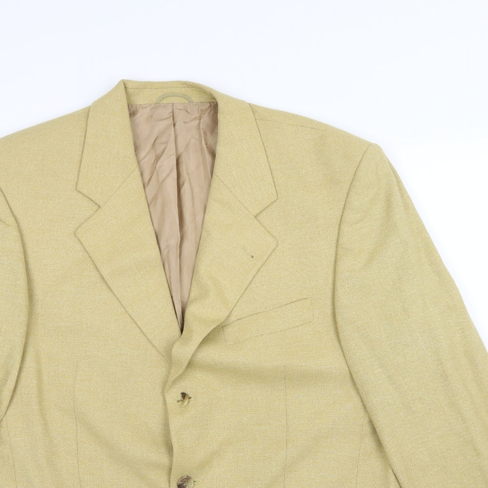 Mario Barutti Mens Beige   Jacket Suit Jacket Size 40