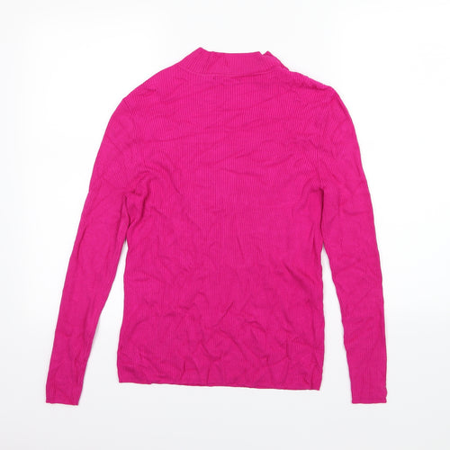 George Womens Pink  Knit Pullover Jumper Size 16