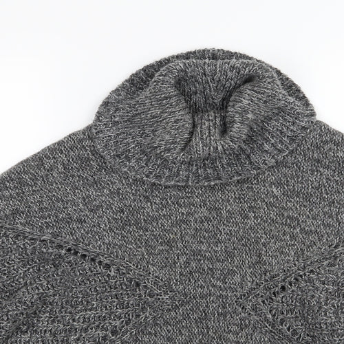 George Womens Grey  Knit Pullover Jumper Size M