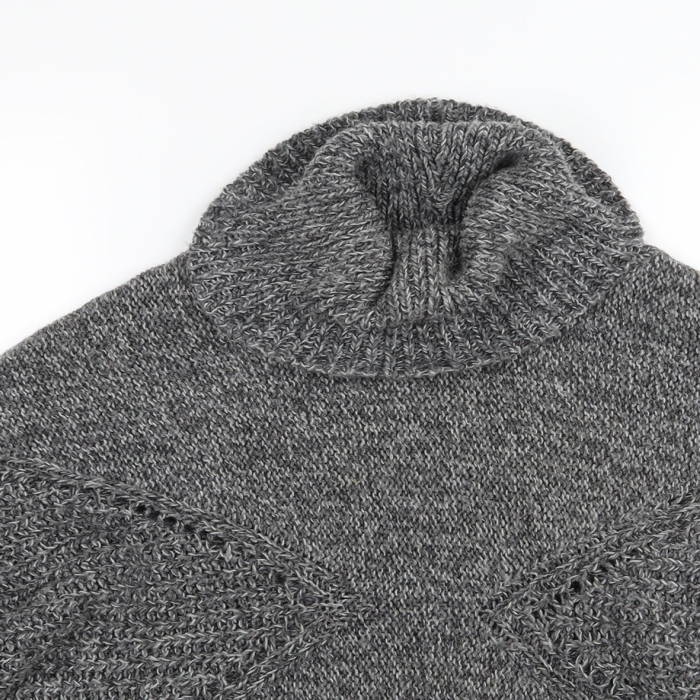 George Womens Grey  Knit Pullover Jumper Size M