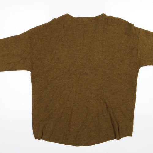 Warehouse Womens Brown  Knit Pullover Jumper Size 12