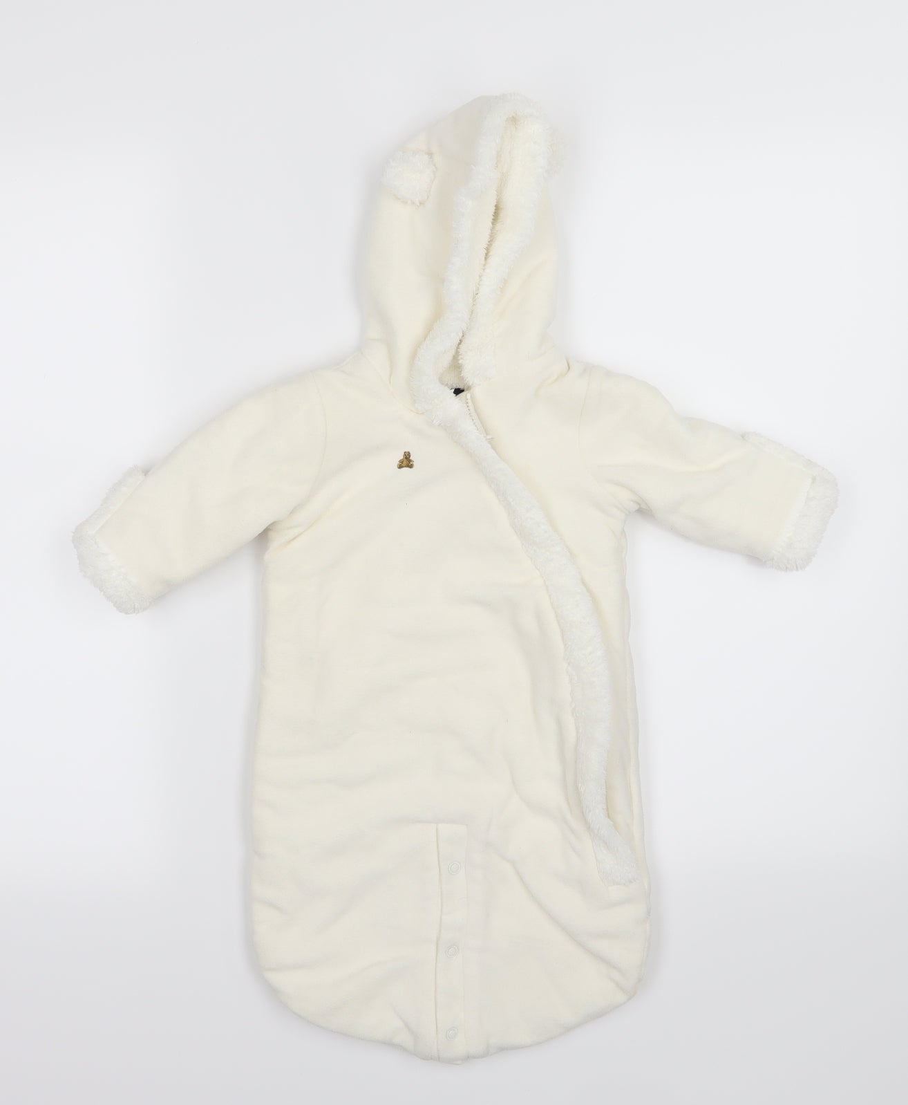 Baby Ivory  Fleece Babygrow One-Piece Size 0-3 Months