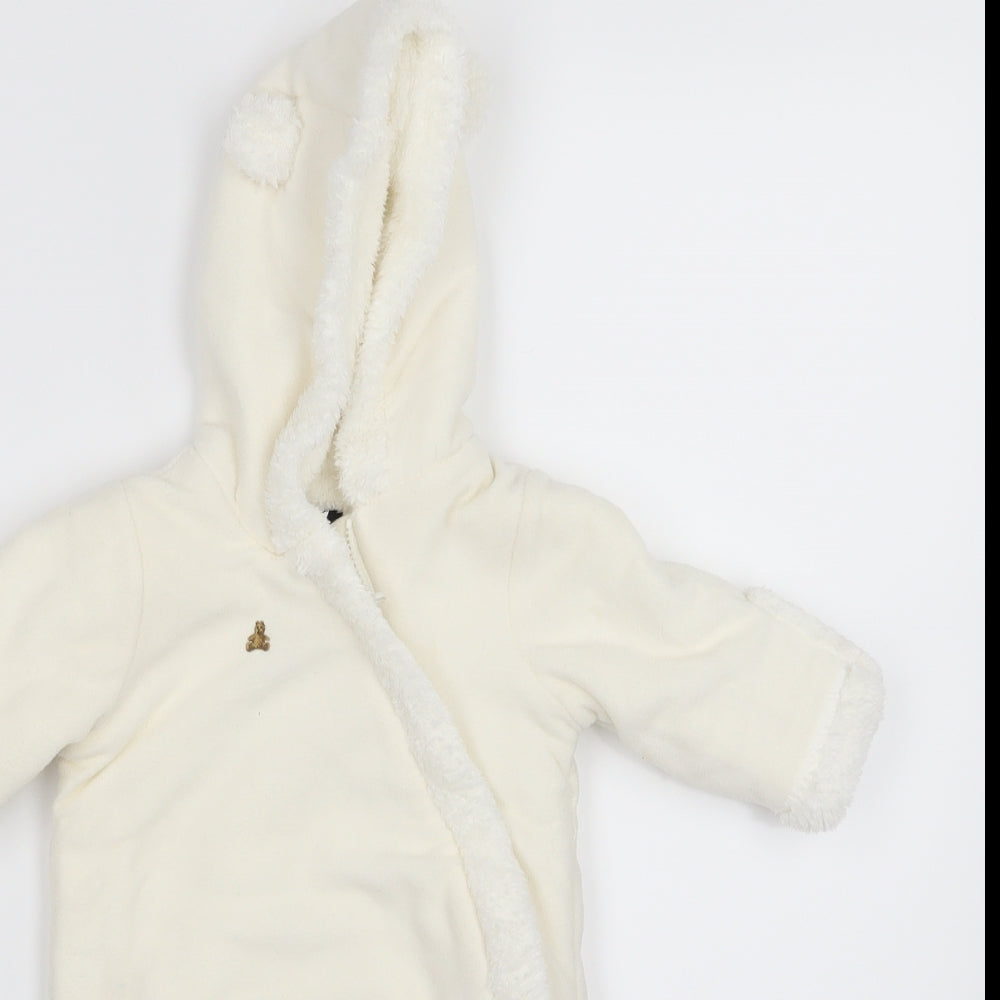 Baby Ivory  Fleece Babygrow One-Piece Size 0-3 Months