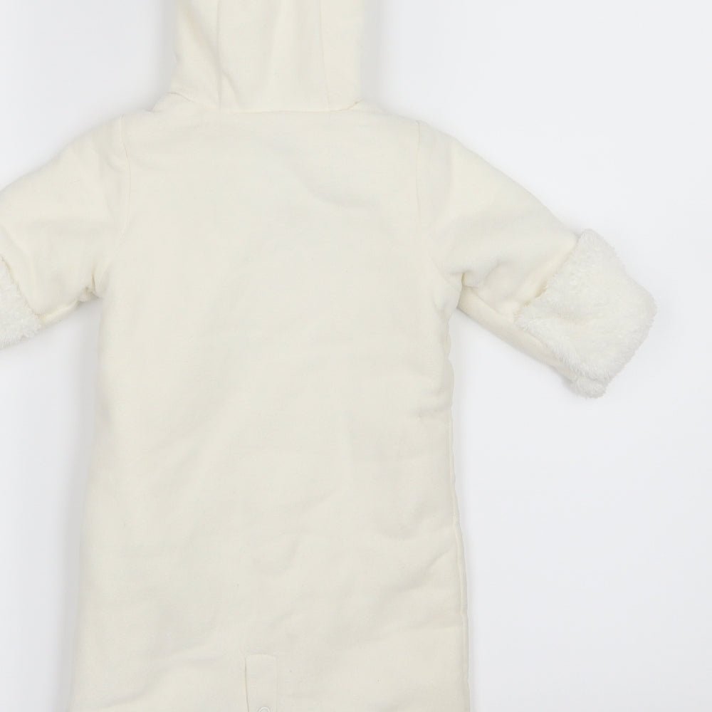 Baby Ivory  Fleece Babygrow One-Piece Size 0-3 Months