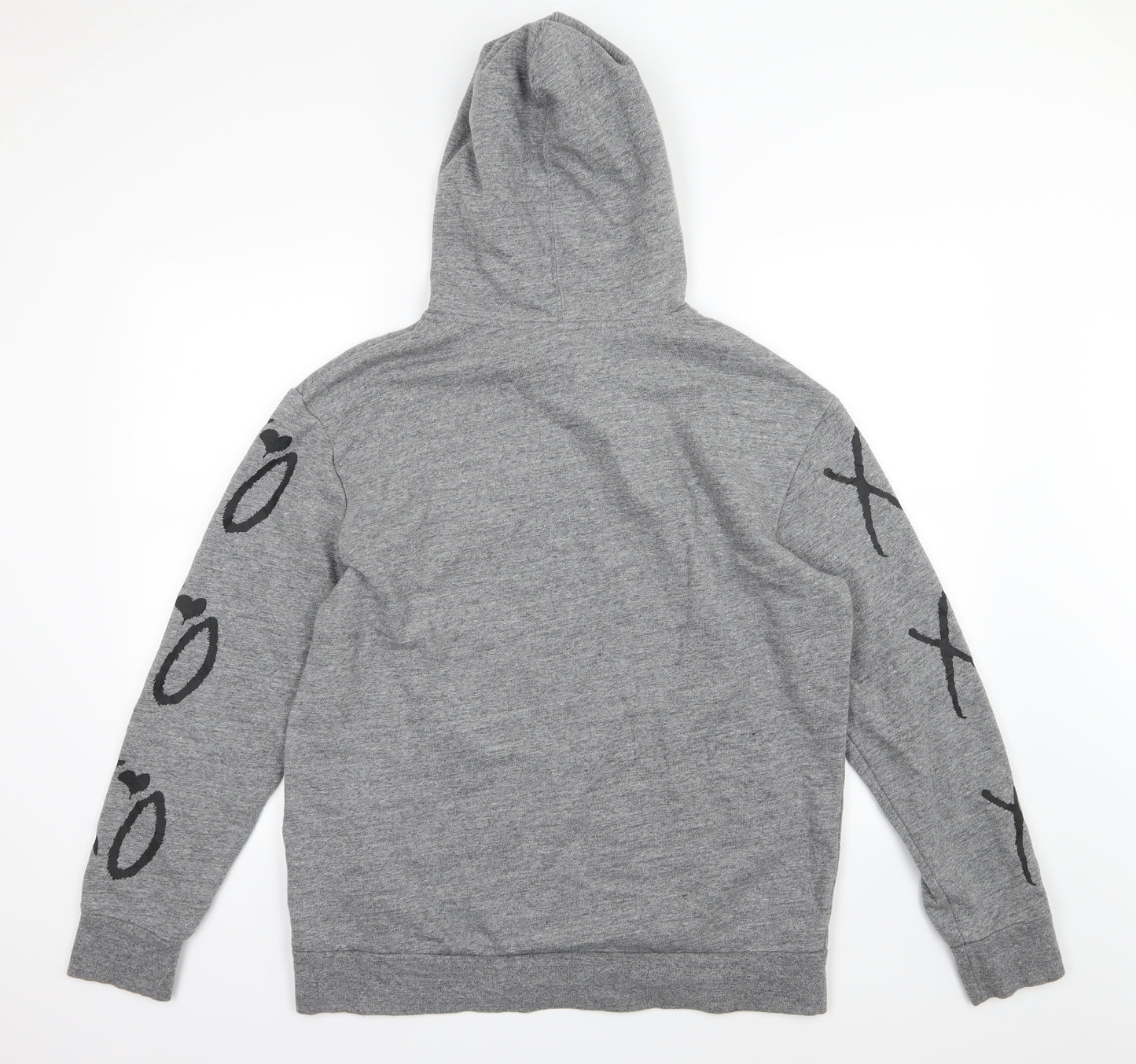 H&M Womens Gold  Jersey Pullover Hoodie Size M  - XOXO