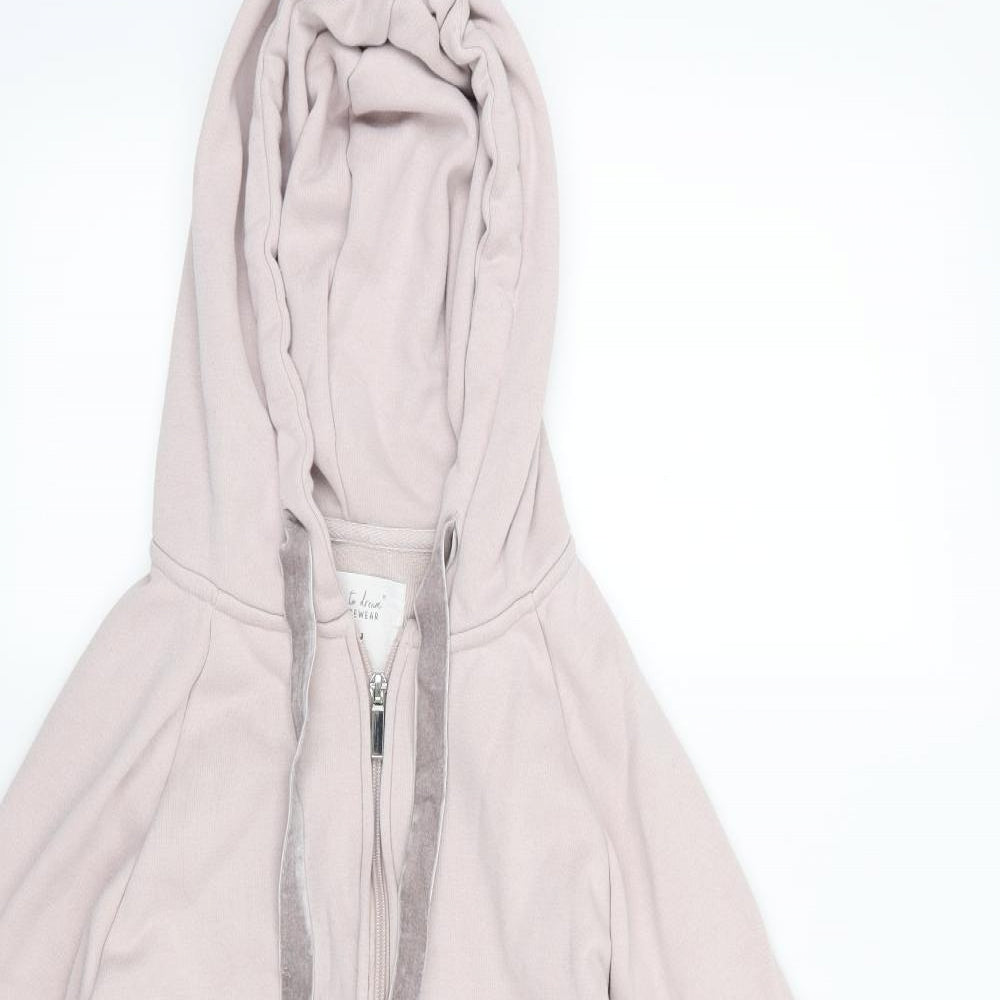 F&F Womens Pink  Jersey Top Pyjama Top Size S  - Hoodie
