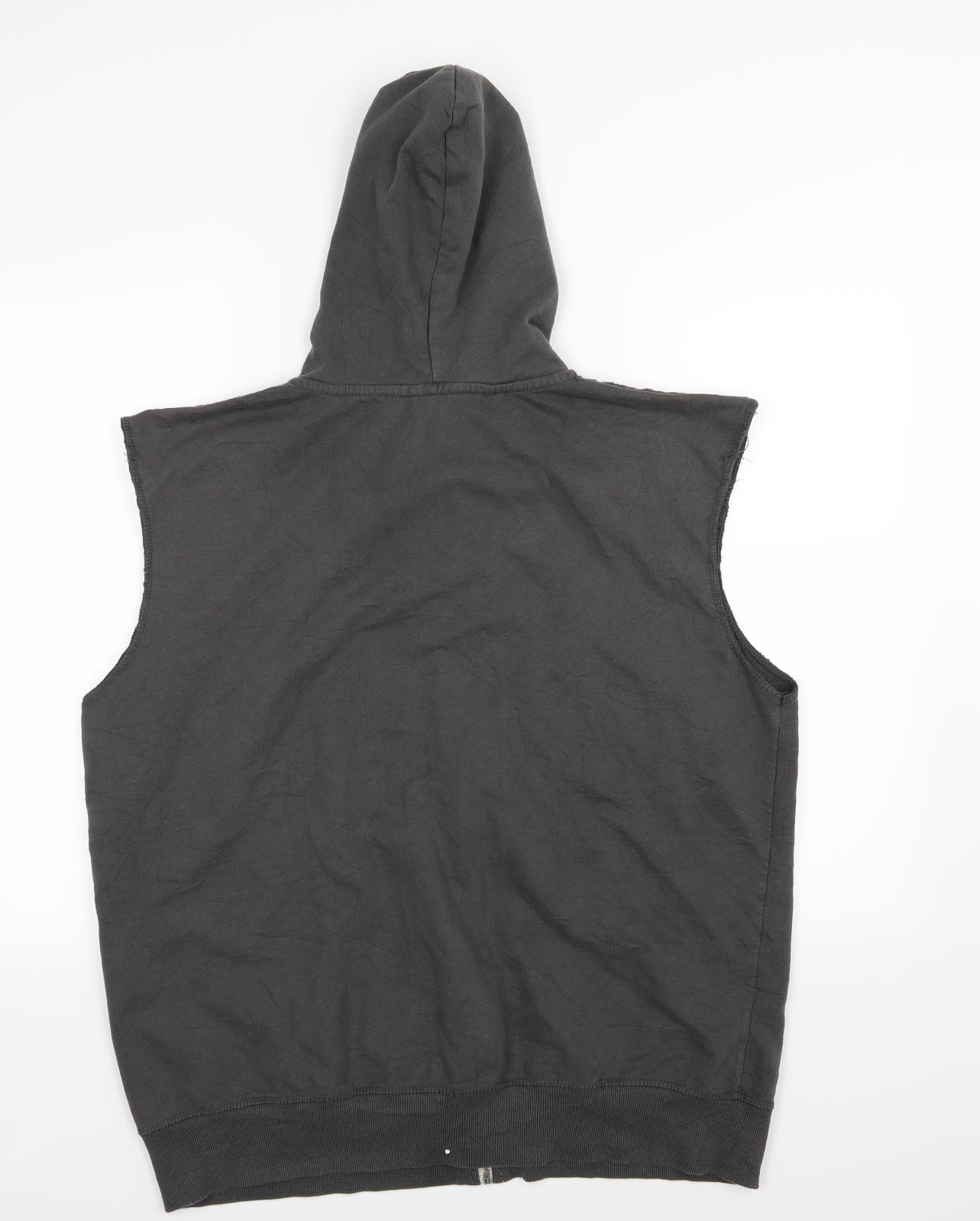 Peacocks Mens Grey  Jersey Full Zip Hoodie Size 2XL