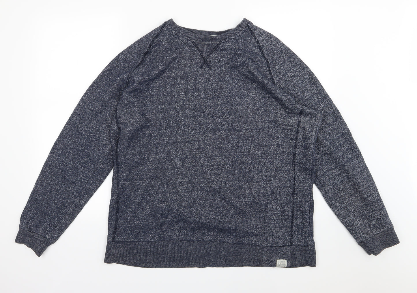 Duffer of St. George Mens Blue  Jersey Pullover Sweatshirt Size 2XL