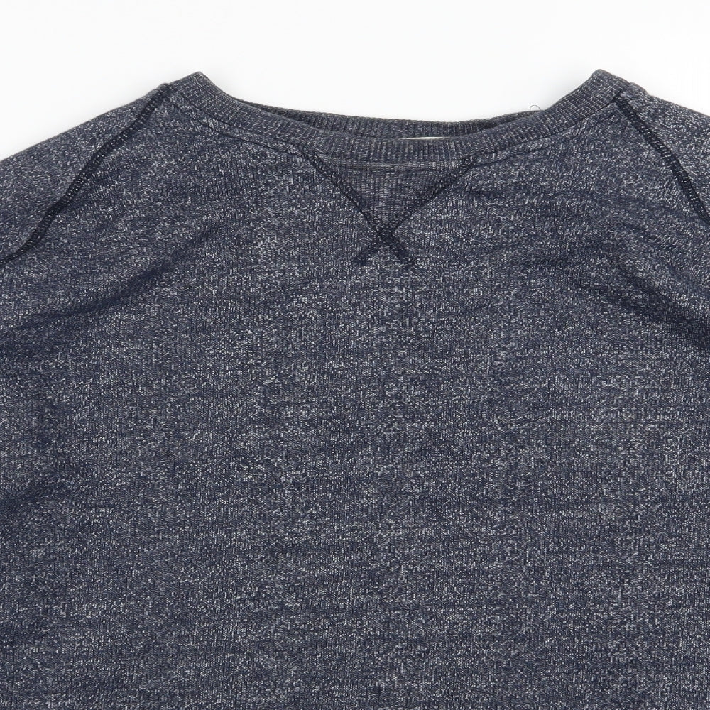 Duffer of St. George Mens Blue  Jersey Pullover Sweatshirt Size 2XL