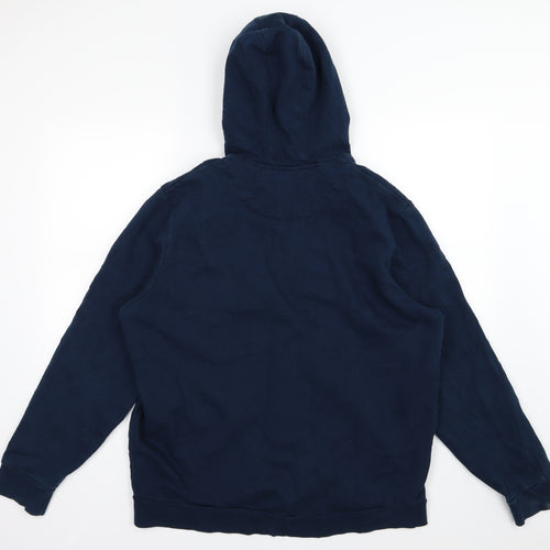 New Zealand 2017 Mens Blue  Jersey Full Zip Hoodie Size L  - The British Lions
