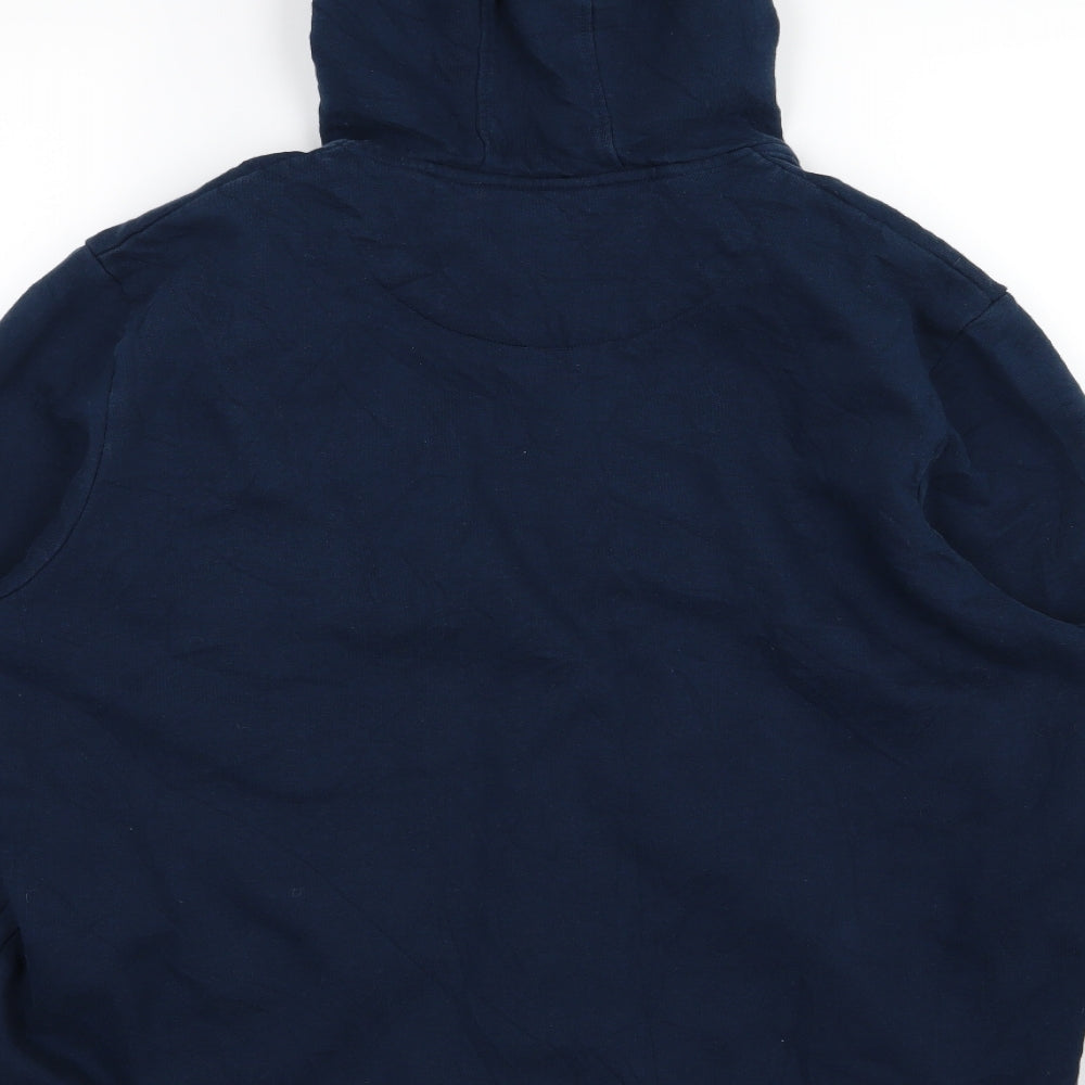 New Zealand 2017 Mens Blue  Jersey Full Zip Hoodie Size L  - The British Lions