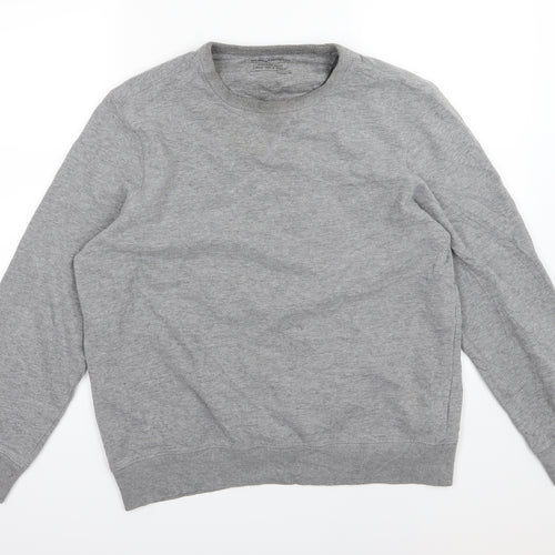 Marks and Spencer Mens Grey  Jersey Pullover Sweatshirt Size L