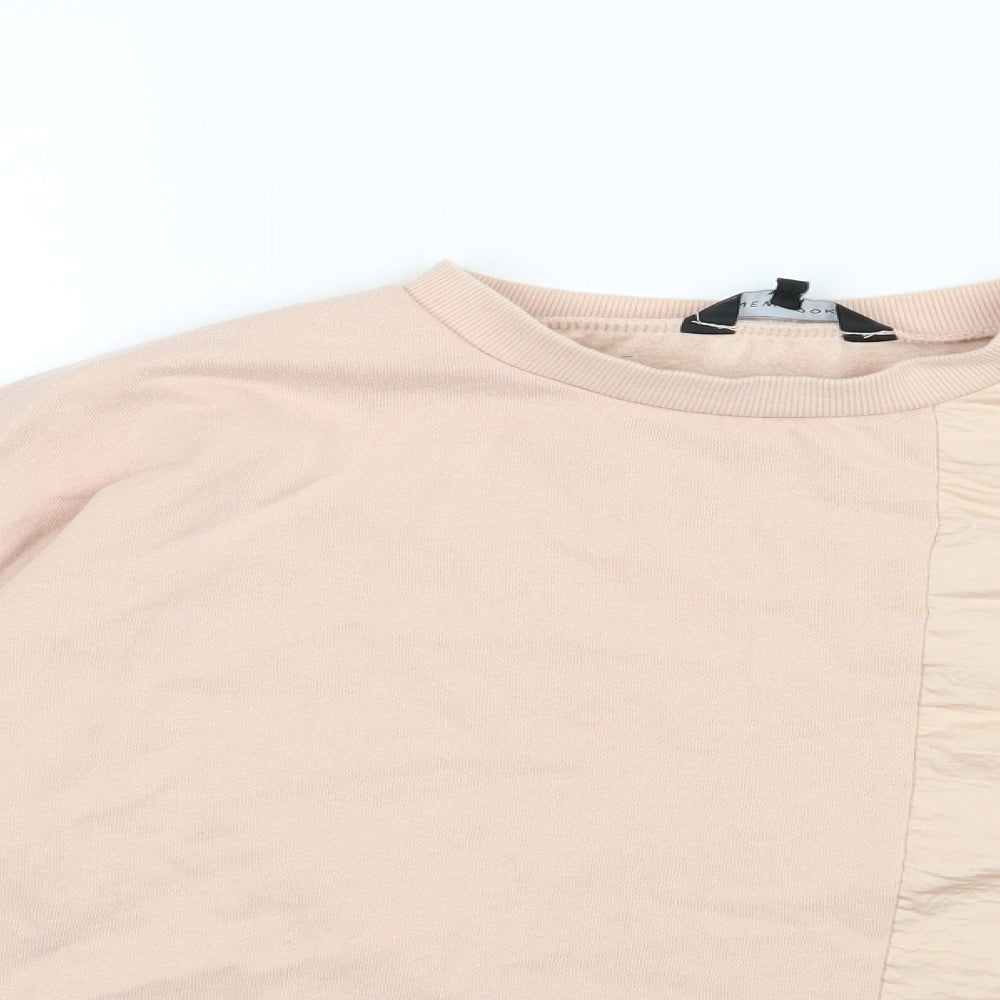 New Look Womens Pink  Jersey Pullover Sweatshirt Size 16