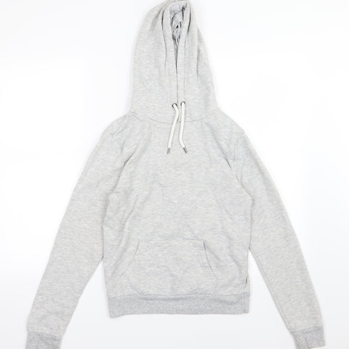 Atmosphere Womens Grey  Jersey Pullover Hoodie Size 4
