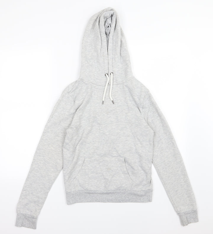 Atmosphere Womens Grey  Jersey Pullover Hoodie Size 4