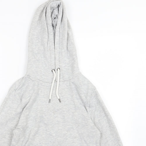 Atmosphere Womens Grey  Jersey Pullover Hoodie Size 4
