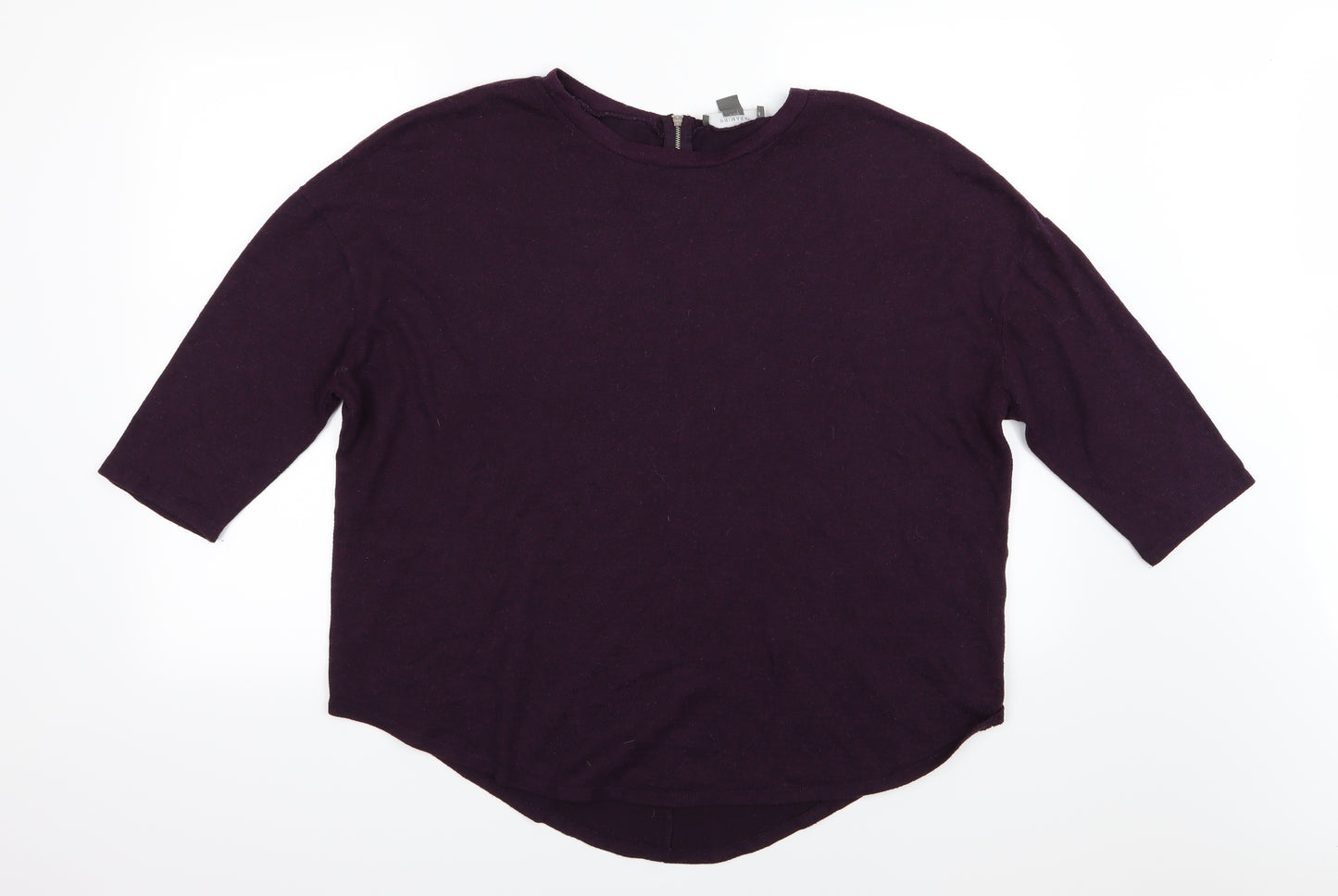 Primark Womens Purple  Knit Pullover Jumper Size L