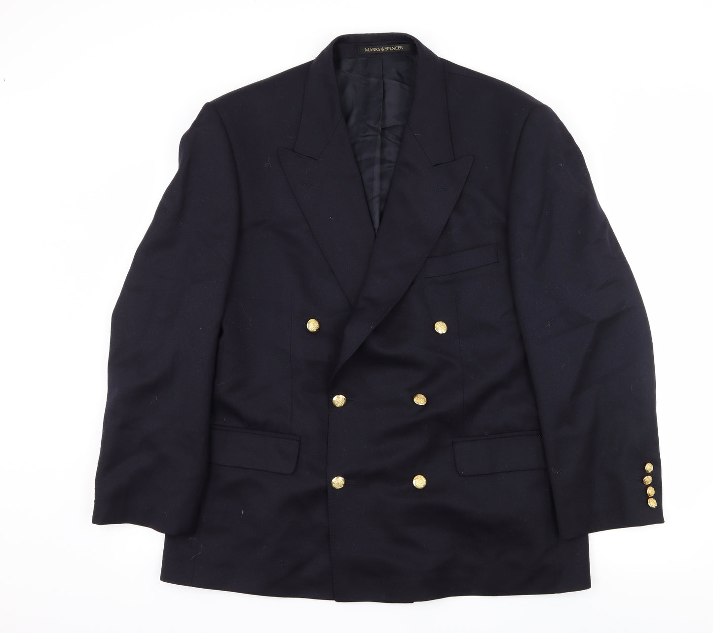 St Michael Mens Blue   Jacket Blazer Size L