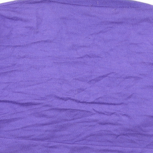 CMD Womens Purple  Knit Shrug Jumper Size L