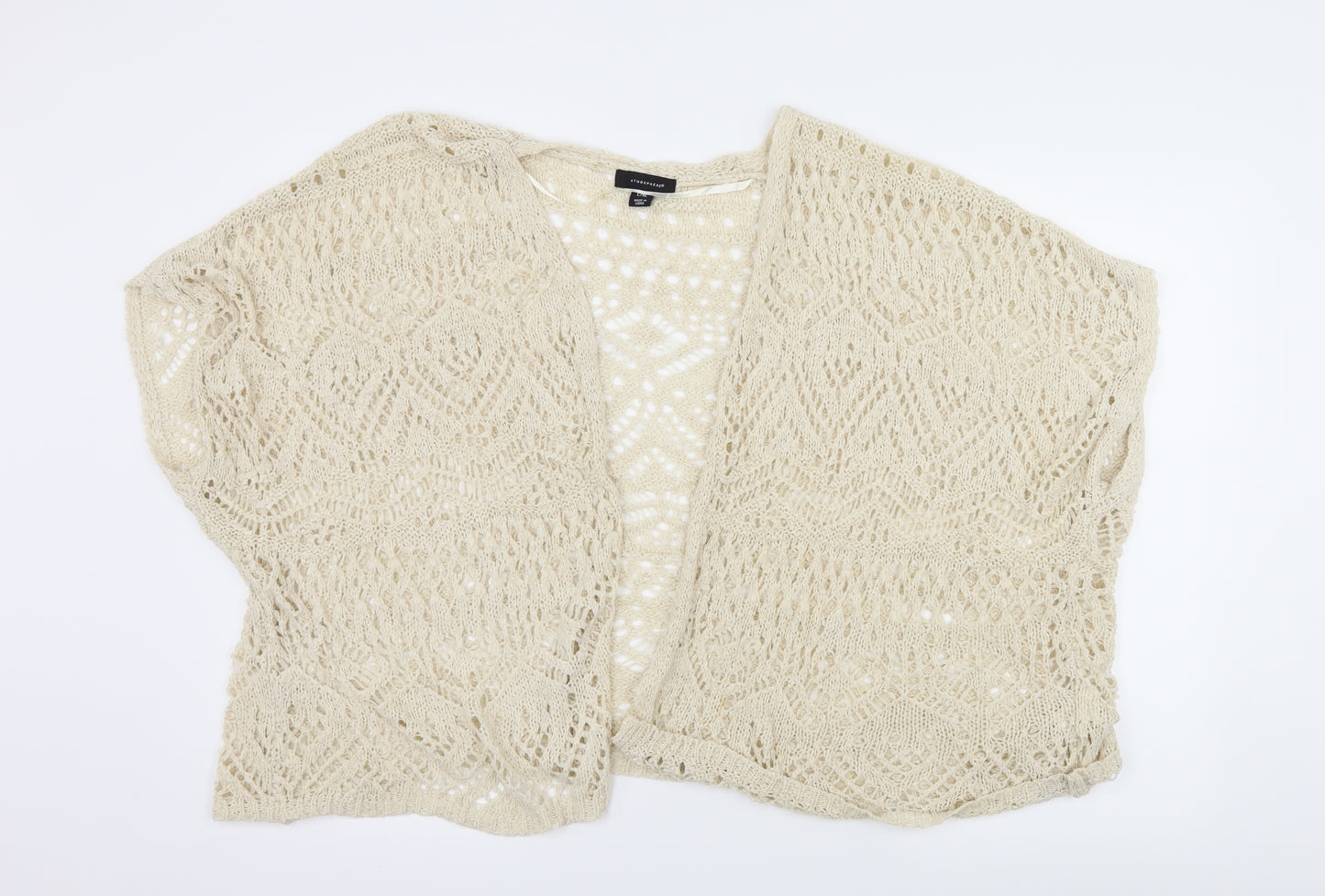 Atmosphere Womens Ivory  Knit Cardigan Jumper Size L