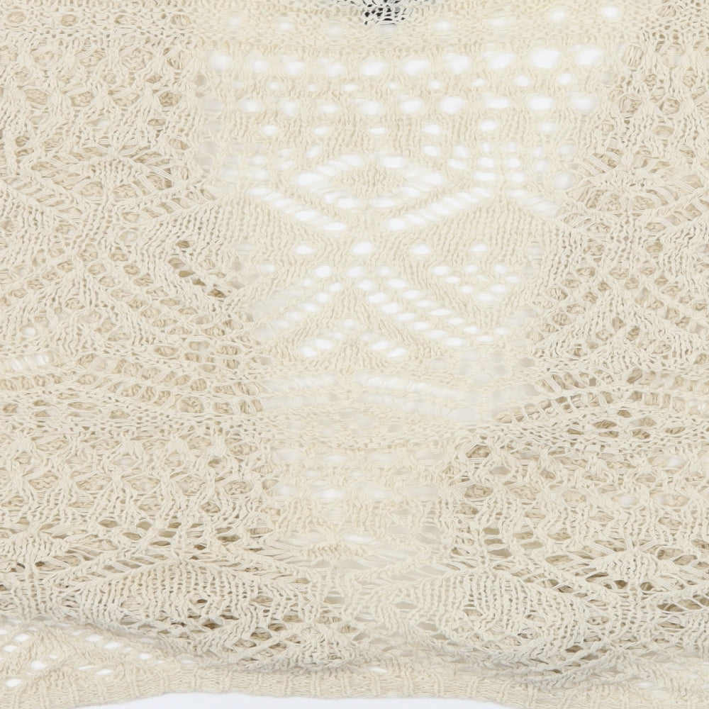 Atmosphere Womens Ivory  Knit Cardigan Jumper Size L