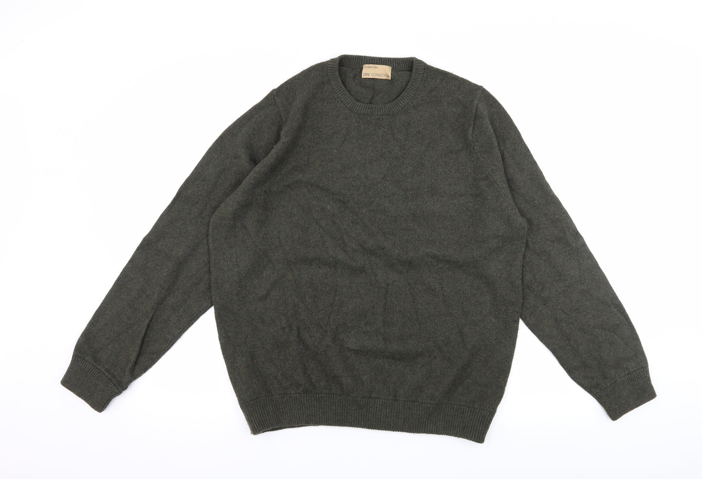 Marks and Spencer Mens Green  Knit Pullover Jumper Size M