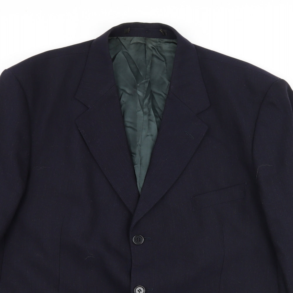 Preworn Mens Blue   Jacket Suit Jacket Size XL