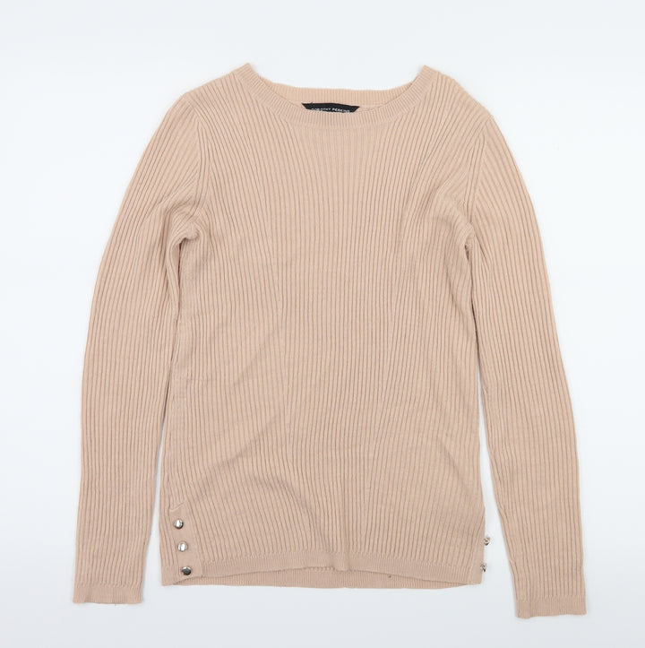 Dorothy Perkins Womens Pink  Knit Pullover Jumper Size 8