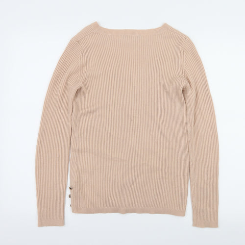 Dorothy Perkins Womens Pink  Knit Pullover Jumper Size 8