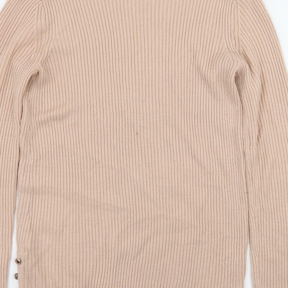 Dorothy Perkins Womens Pink  Knit Pullover Jumper Size 8