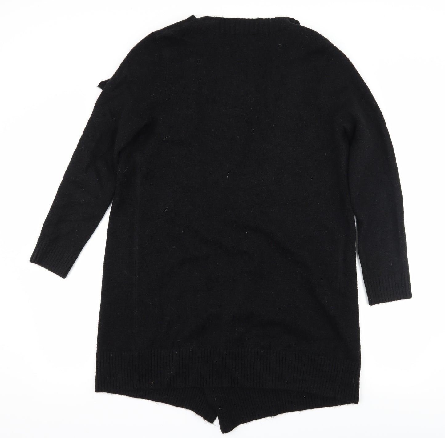 Primark Womens Black  Knit Cardigan Jumper Size 10