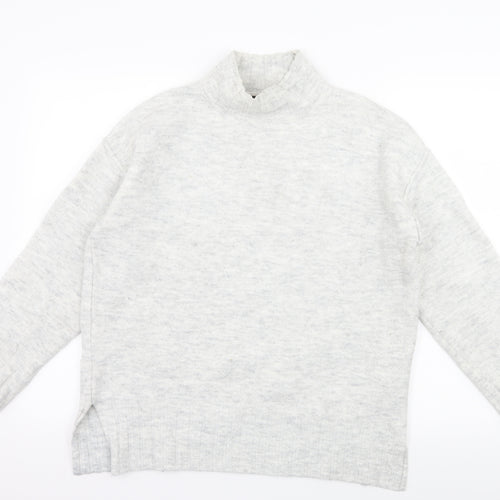 Primark Womens Grey  Knit Pullover Jumper Size 10