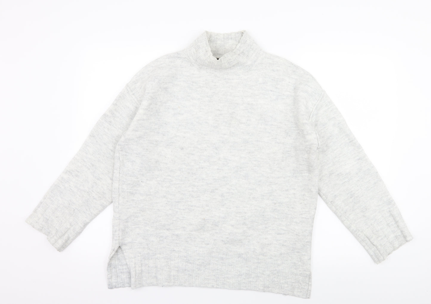Primark Womens Grey  Knit Pullover Jumper Size 10
