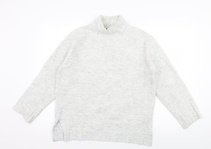 Primark Womens Grey  Knit Pullover Jumper Size 10