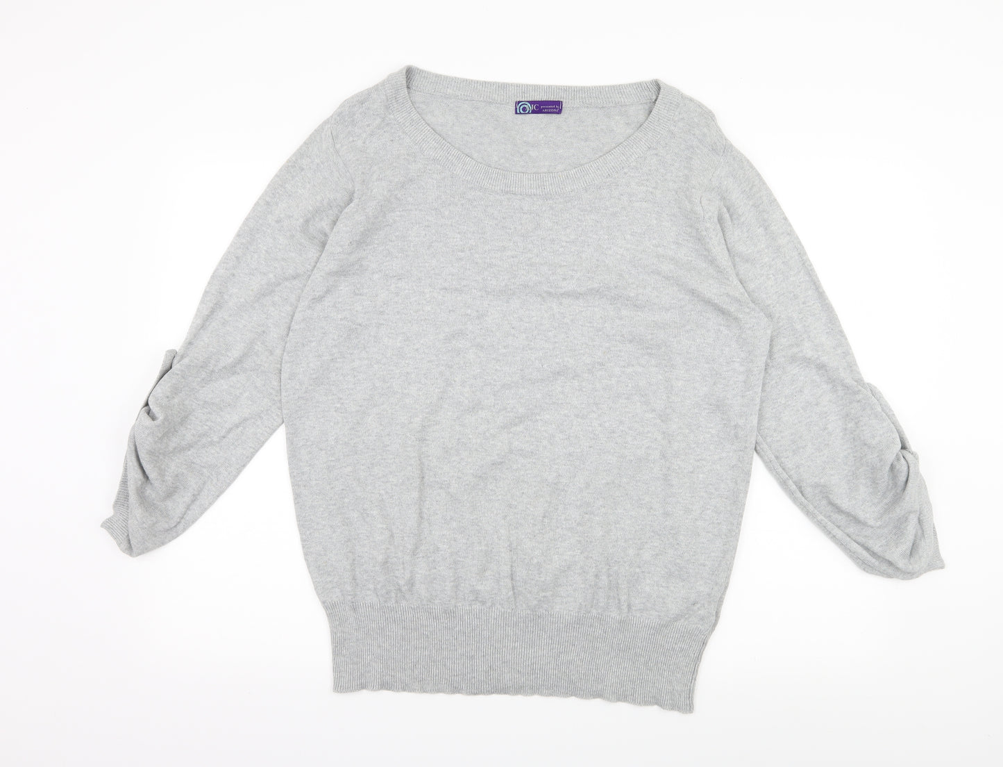 AJC Womens Grey  Knit Pullover Jumper Size 18