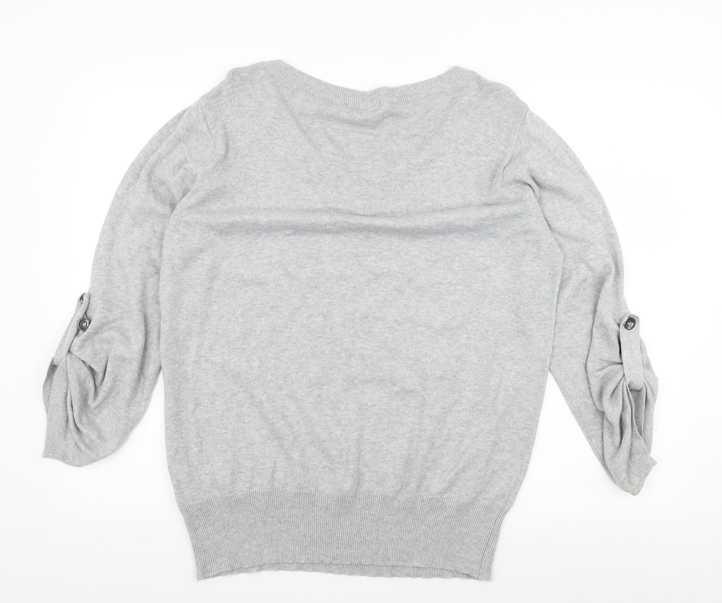 AJC Womens Grey  Knit Pullover Jumper Size 18
