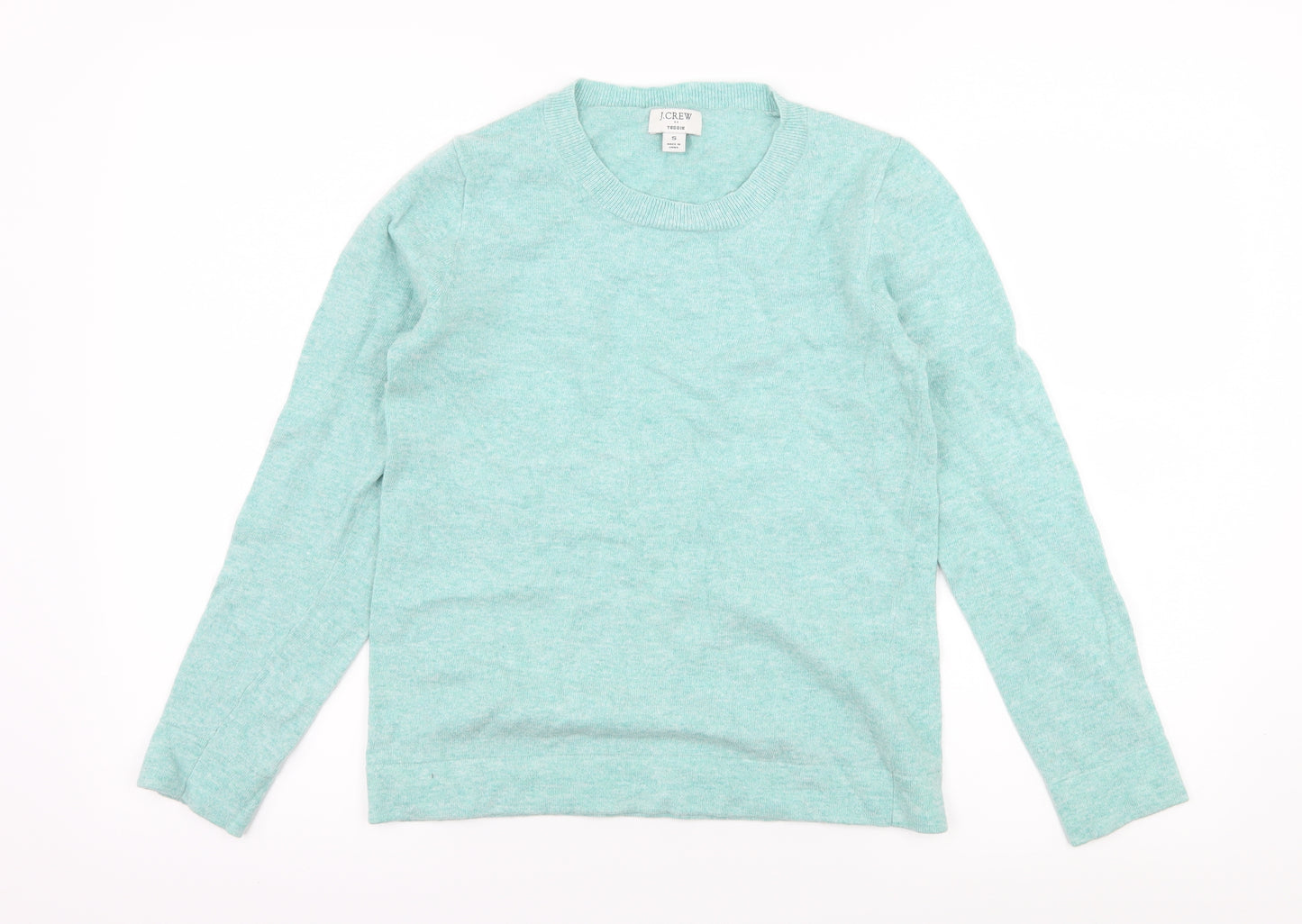 J.CREW Womens Green  Knit Pullover Jumper Size S