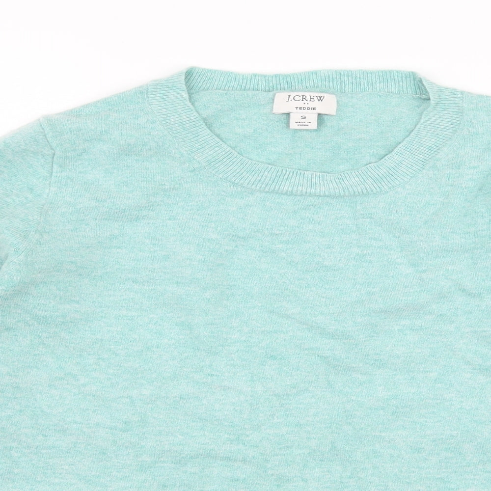 J.CREW Womens Green  Knit Pullover Jumper Size S