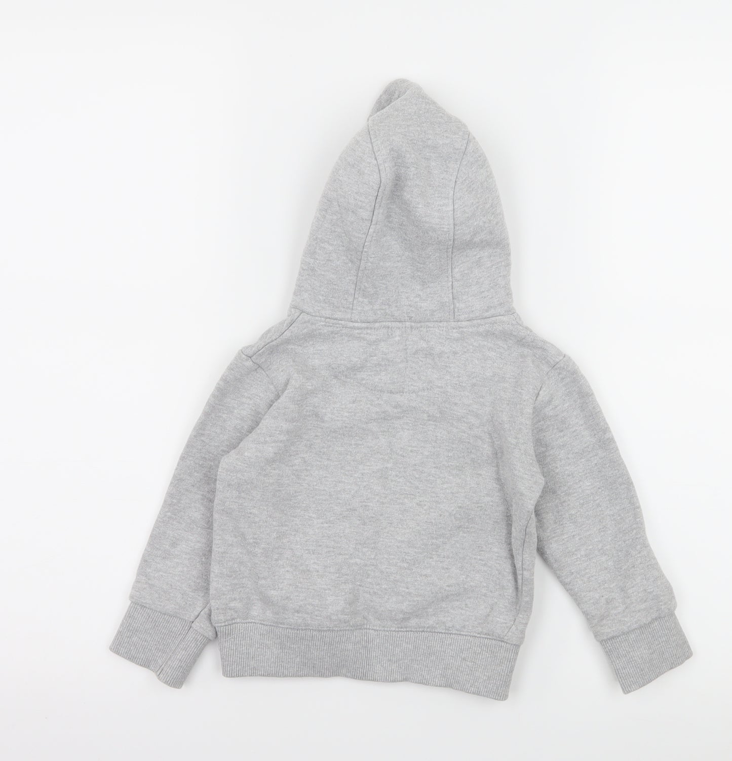 SoulCal&Co Boys Grey  Jersey Pullover Hoodie Size 2-3 Years