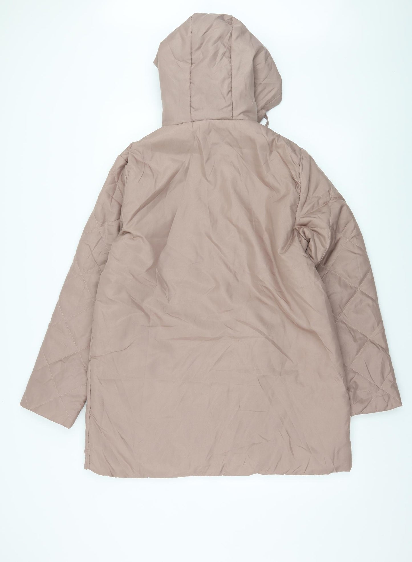 Anne De Lancay Womens Pink   Parka Coat Size S