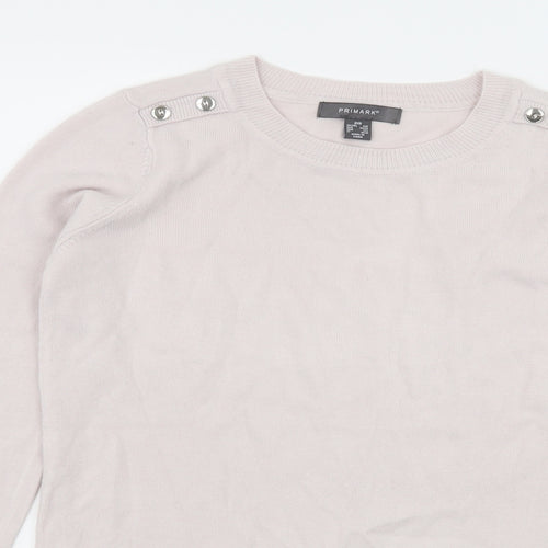Primark Womens Pink  Knit Pullover Jumper Size 4