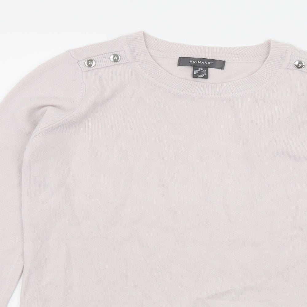 Primark Womens Pink  Knit Pullover Jumper Size 4
